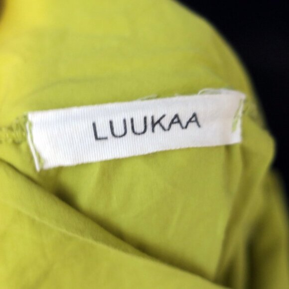 Luukaa Dress Wearable Art to Wear Abstract Contemporary Lagenlook Sz 4 Large - Picture 4 of 6